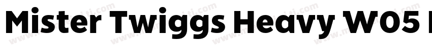 Mister Twiggs Heavy W05 Regular字体转换